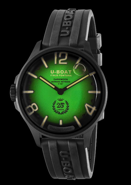 Review Replica U-BOAT DARKMOON 25° GREEN SOLEIL PVD 2030 watch